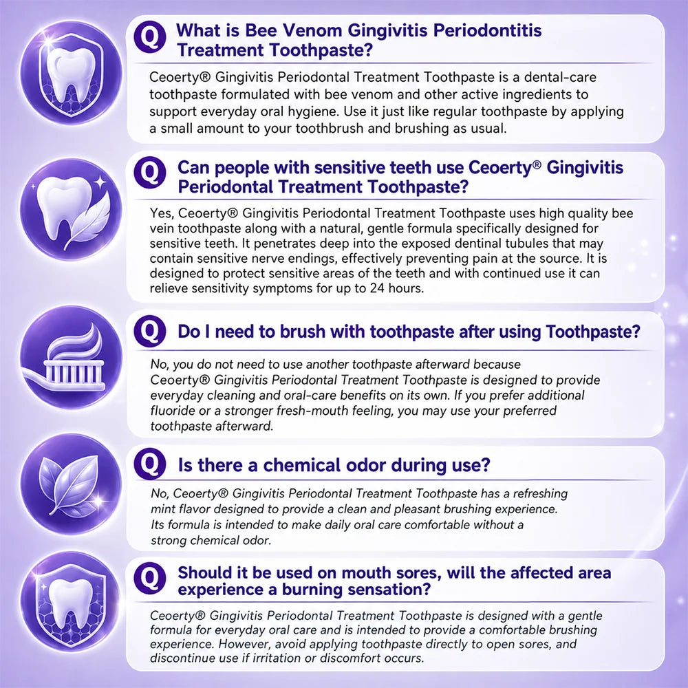MiniMind™ Bee Venom Gum & Periodontal Toothpaste