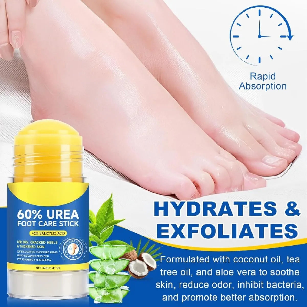 MiniMind® 60% Urea Foot Relief Stick