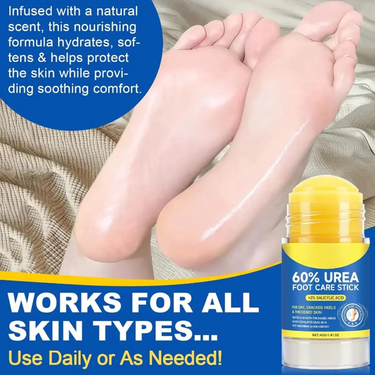 MiniMind® 60% Urea Foot Relief Stick