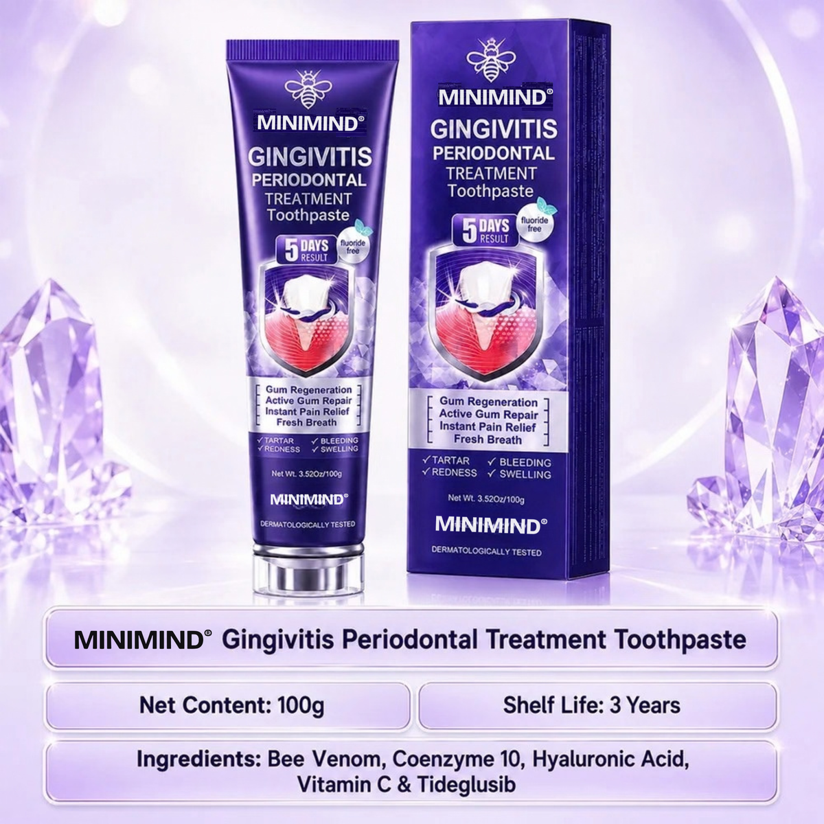MiniMind™ Bee Venom Gum & Periodontal Toothpaste