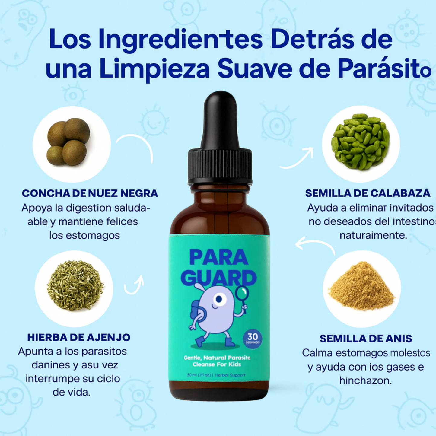 MiniMind™ ParaGuard Detox para niños